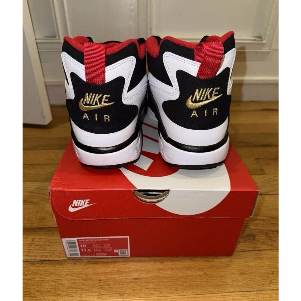 Nike Air Diamond Turf ‘49ers’ 2025 FZ8224-100 Size 10 - Picture 4 of 7